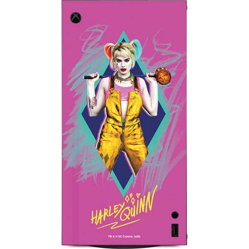 DC Comics Fierce Harley Quinn XBox Series X Digital Edition Console Skin